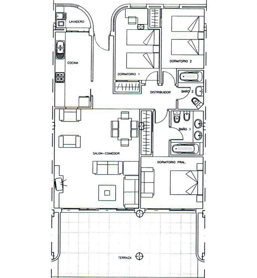Apartamento 3 Habitaciones En Venta